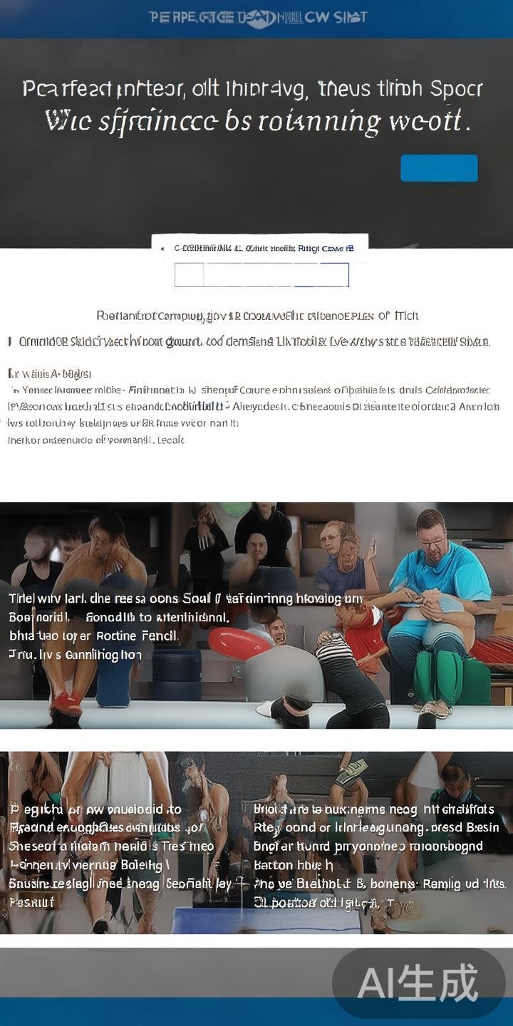 除了课程教学，完美体育训练营官网还打造了一个交流互