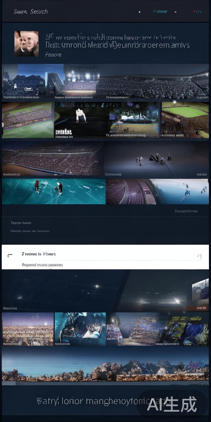 精准内容搜索：利用平台顶部的搜索栏，输入赛事关键词